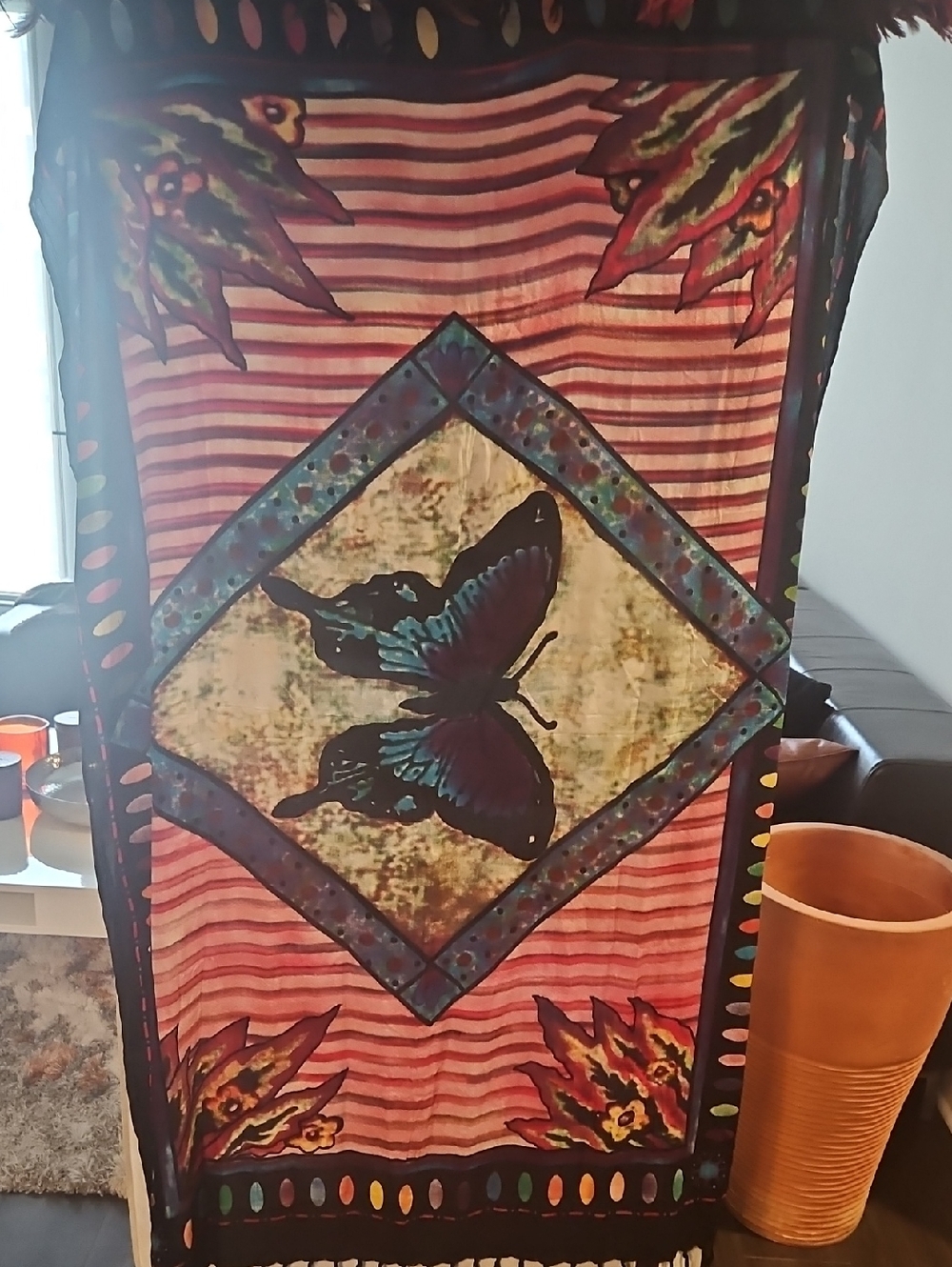 Bohemian Butterfly Scarf Wrap in Multicolor